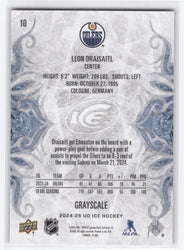 2024-25 Upper Deck Ice Hockey Grayscale #10 Leon Draisaitl /99