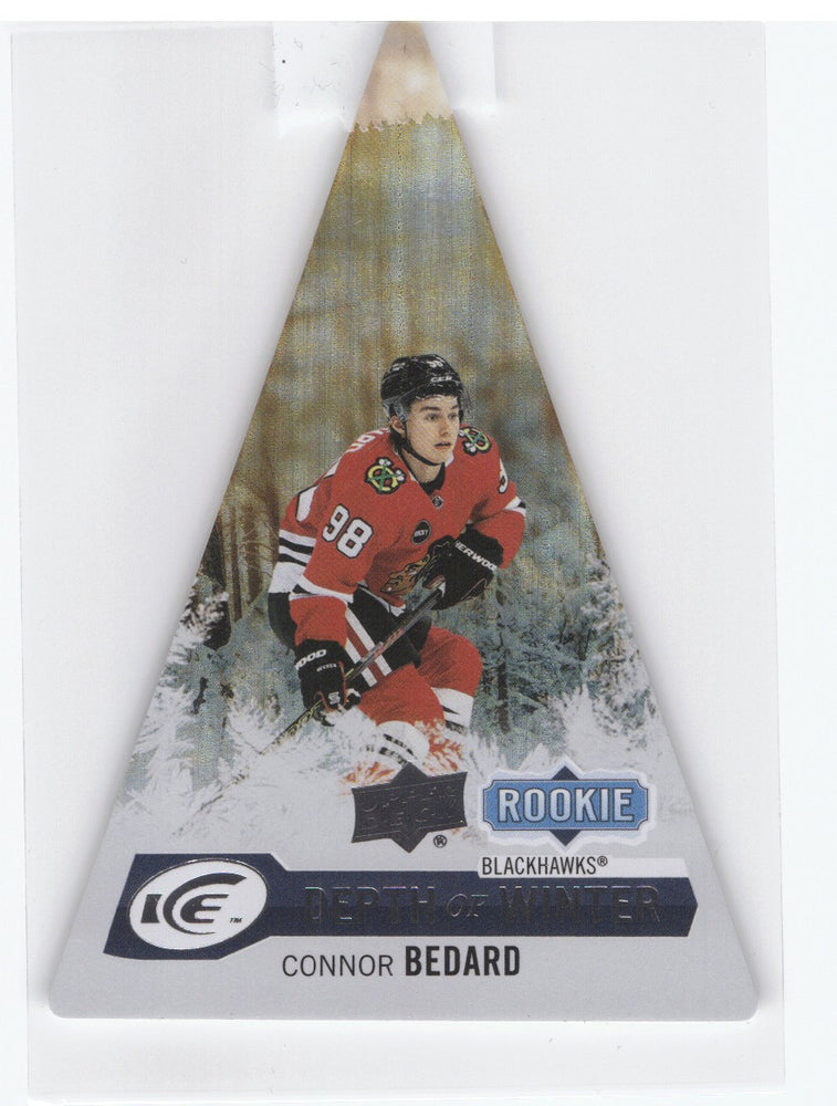 2023-24 Upper Deck Ice Hockey Depth Of Winter Dw-65 Rookie Rc Connor Bedard
