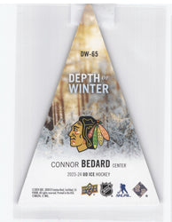 2023-24 Upper Deck Ice Hockey Depth Of Winter Dw-65 Rookie Rc Connor Bedard