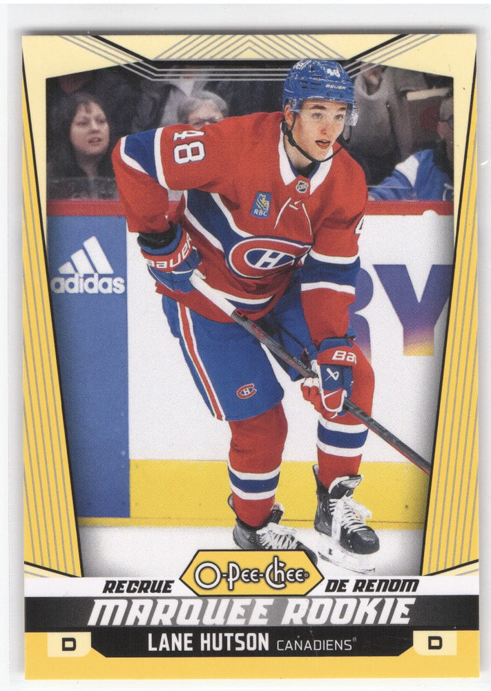 2024-25 Upper Deck O-Pee-Chee Marquee Rookie Yellow #549 Rookie Rc Lane Hutson