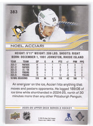 2025-26 Upper Deck Series 2 Ud Exclusives #383 Noel Acciari /100