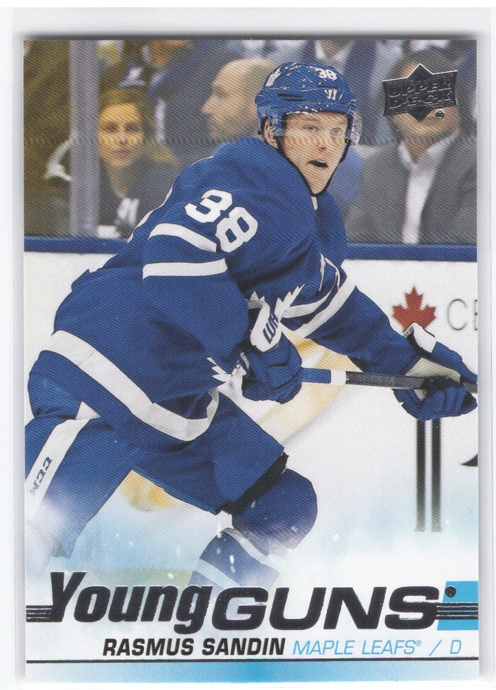 2019-20 Upper Deck Series 1 Young Guns #222 Rookie Rc Rasmus Sandin
