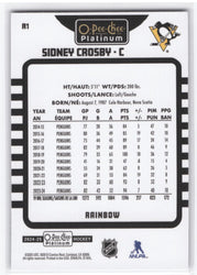 2024-25 Upper Deck O-Pee-Chee Platinum Retro Rainbow R1 Sidney Crosby