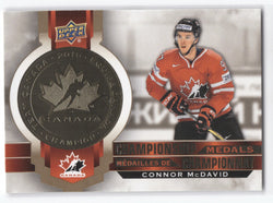 2021-22 Upper Deck Tim Hortons Collectors Series Championship Medals M-4 Connor Mcdavid