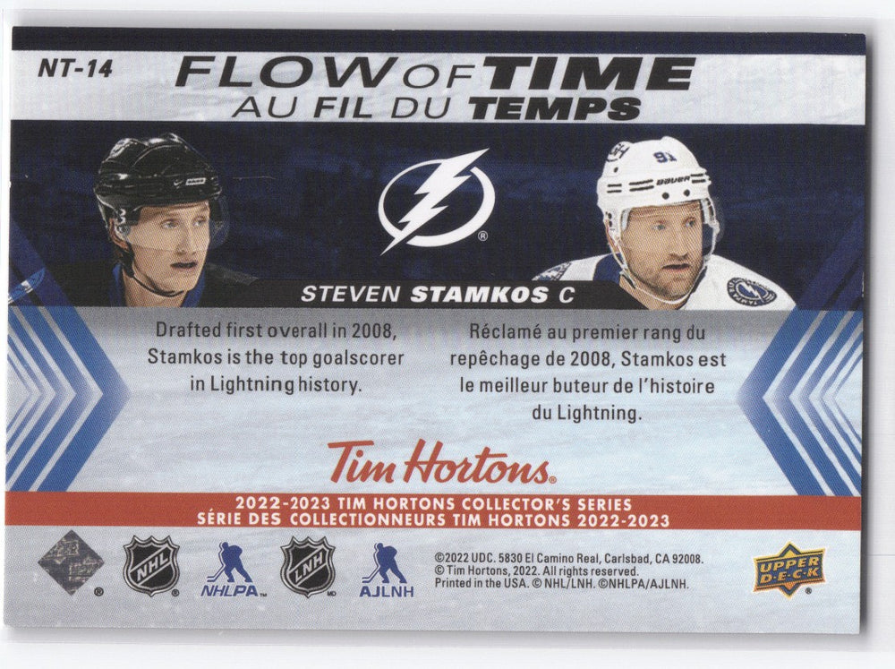 2022-23 Upper Deck Tim Hortons Collectors Series Flow Of Time Nt-14 Steven Stamkos