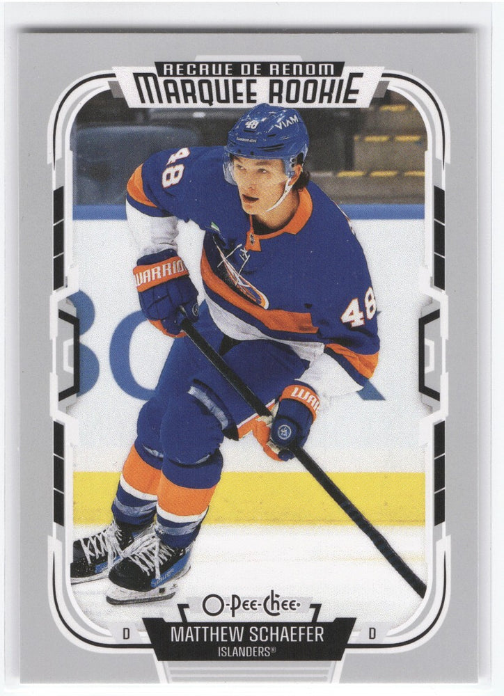 2025-26 Upper Deck O-Pee-Chee Marquee Rookie #592 Rookie Rc Matthew Schaefer