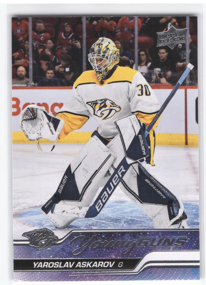 2023-24 Upper Deck Series 1 Young Guns #204 Rookie Rc Yaroslav Askarov
