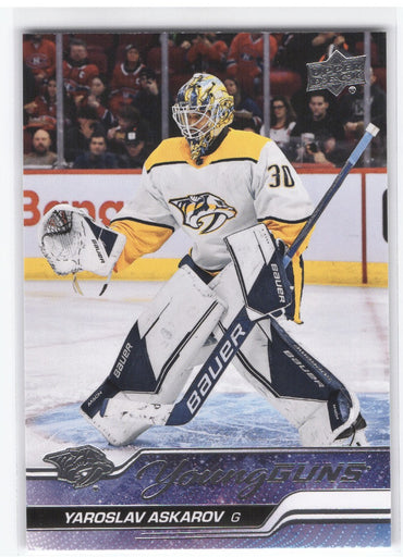 2023-24 Upper Deck Series 1 Young Guns #204 Rookie Rc Yaroslav Askarov