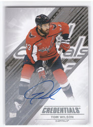 2024-25 Upper Deck Credentials Autograph #41 Auto Tom Wilson