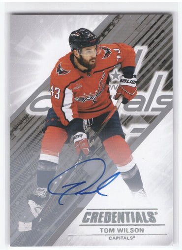 2024-25 Upper Deck Credentials Autograph #41 Auto Tom Wilson