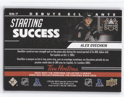 2024-25 Upper Deck Tim Hortons Collectors Series Starting Success Ss-7 Alex Ovechkin