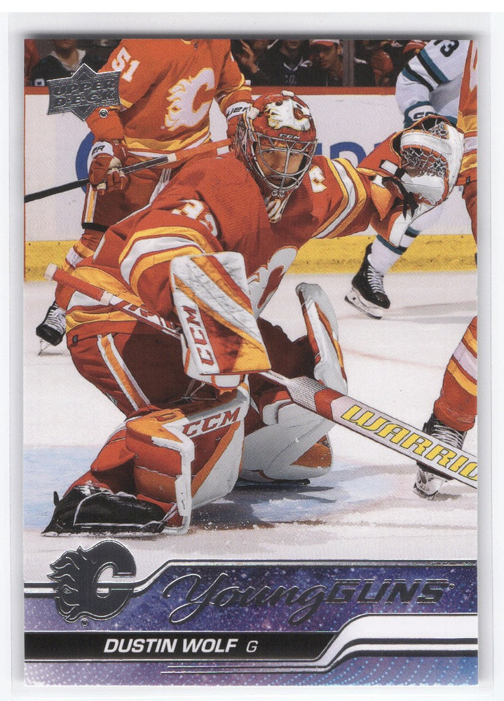 2023-24 Upper Deck Series 1 Young Guns #210 Rookie Rc Dustin Wolf