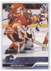 2023-24 Upper Deck Series 1 Young Guns #210 Rookie Rc Dustin Wolf