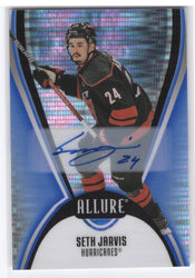 2025-26 Upper Deck Allure Blue Line Auto #100 Auto Seth Jarvis /35