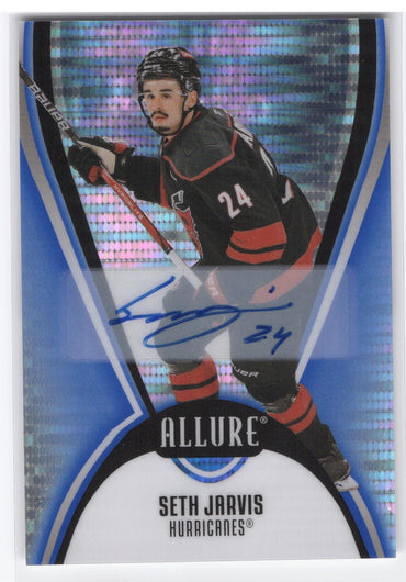 2025-26 Upper Deck Allure Blue Line Auto #100 Auto Seth Jarvis /35