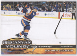 2025-26 Upper Deck Extended Young Guns Ud Canvas C-365 Rookie Rc Matthew Schaefer