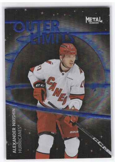 2025-26 Skybox Metal Universe Outer Limits Ol-32 Rookie Rc Alexander Nikishin /199