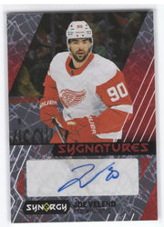 2024-25 Upper Deck Synergy Red Backcheck Signatures S-Jv Auto Joe Veleno /99