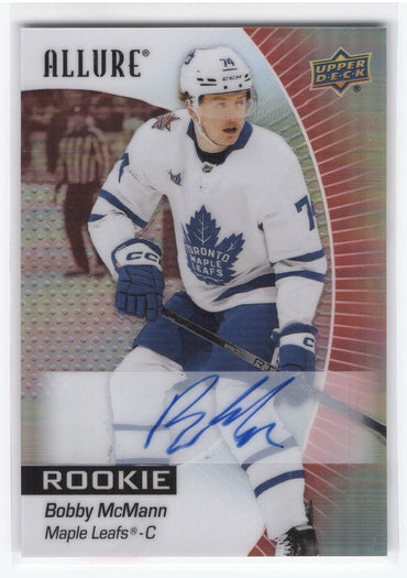 2023-24 Upper Deck Allure #117 Rookie Rc Auto Bobby Mcmann