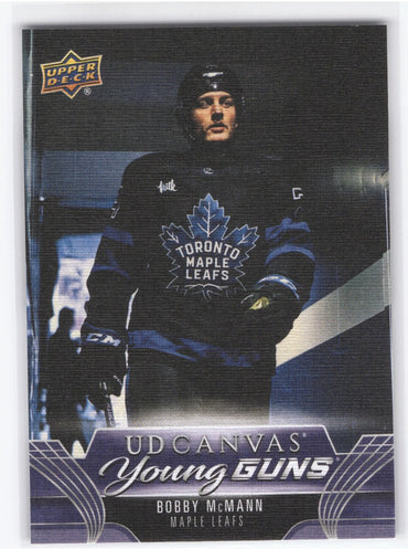 2023-24 Upper Deck Series 2 Young Guns Ud Canvas C214 Rookie Rc Bobby Mcmann
