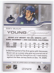 2025-26 Upper Deck Extended Young Guns #707 Rookie Rc Zeev Buium