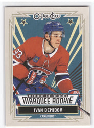 2025-26 Upper Deck O-Pee-Chee Marquee Rookie Retro #542 Rookie Rc Ivan Demidov