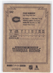 2025-26 Upper Deck O-Pee-Chee Marquee Rookie Retro #542 Rookie Rc Ivan Demidov
