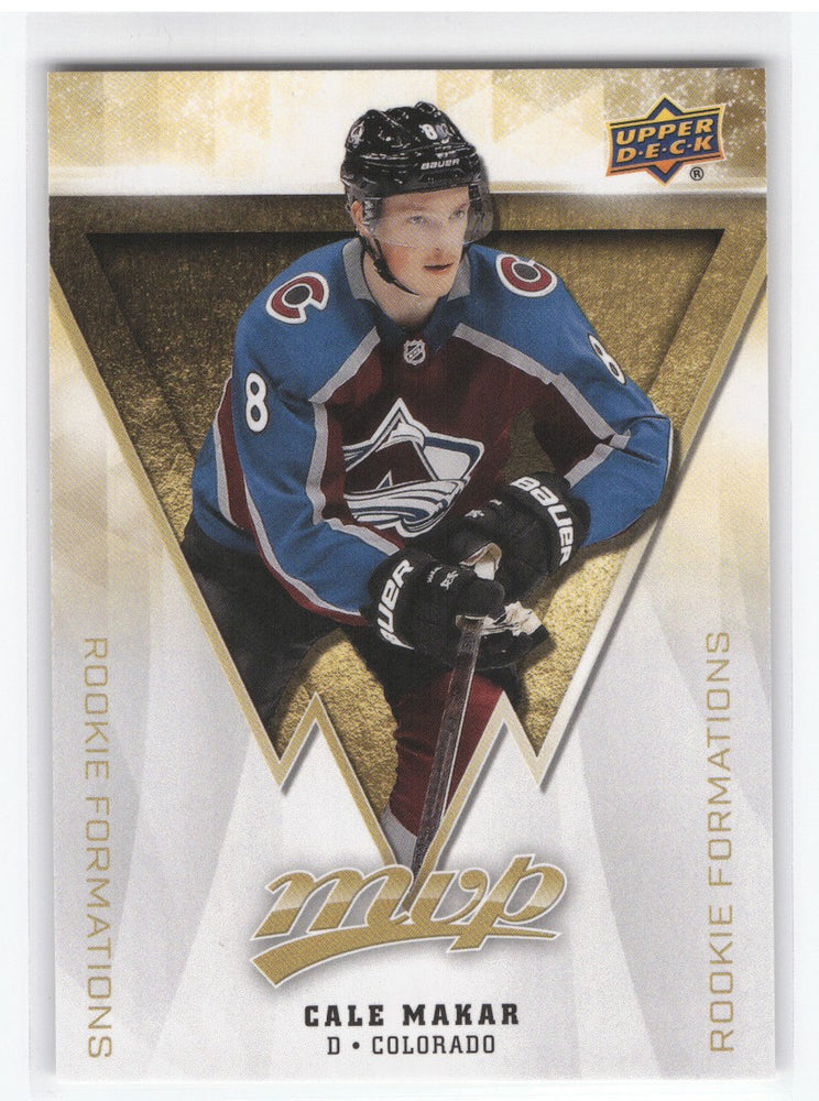 2019-20 Upper Deck Mvp Rookie Formations Rf-3 Rookie Rc Cale Makar