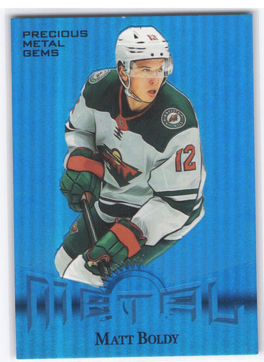 2025-26 Skybox Metal Universe Precious Metal Gems Rt-12 Matt Boldy /50