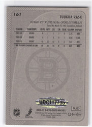 2010-11 Upper Deck O-Pee-Chee Redemtion Auto #161 Auto Tuukka Rask /10