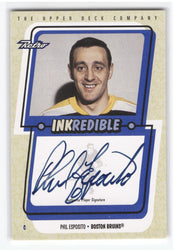 1999 Upper Deck Inkredible Pe Auto Phil Esposito