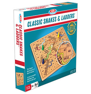 WOODEN SNAKES & LADDERS