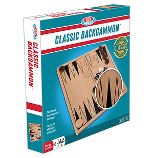 WOODEN CLASSIC BACKGAMMON