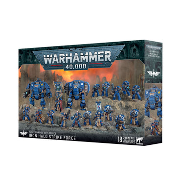 WARHAMMER 40,000 SPACE MARINES BATTLEFORCE IRON HALO STRIKE FORCE
