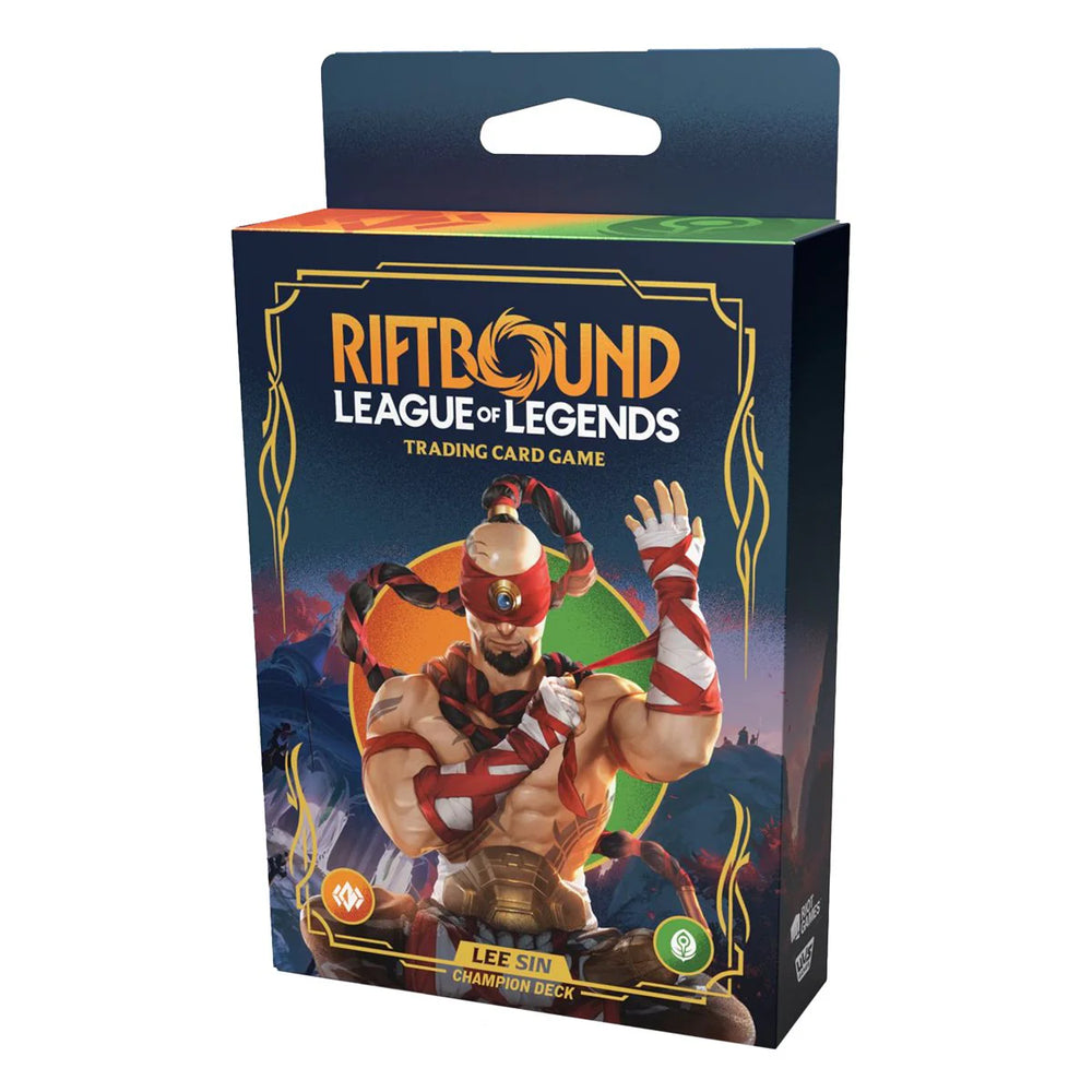 RIFTBOUND LEAGUE OF LEGENDS TCG ORIGINS CHAMPION DECK LEE SIN (LIMIT 1)