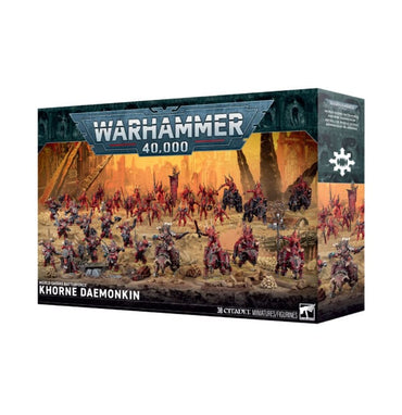 WARHAMMER 40,000 WORLD EATERS KHORNE DAEMONKIN BATTLEFORCE