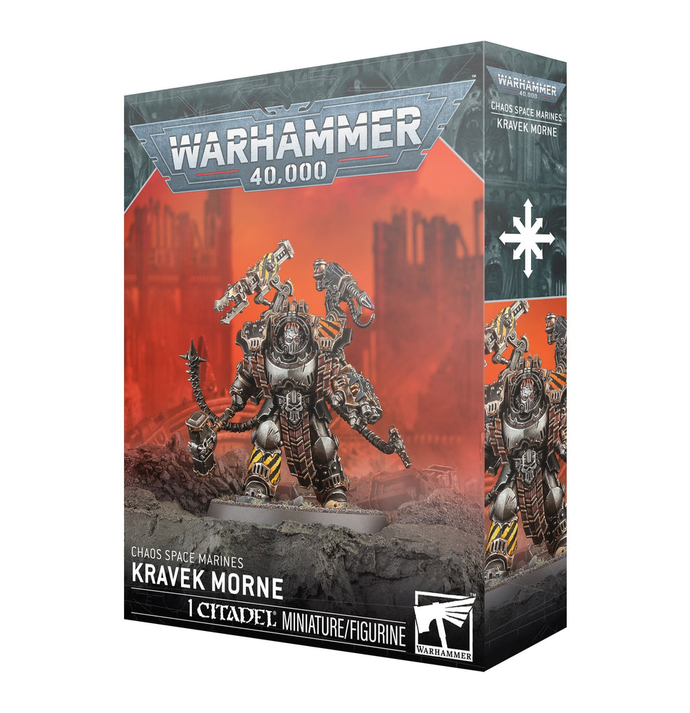 WARHAMMER 40,000 CHAOS SPACE MARINES KRAVEK MORNE