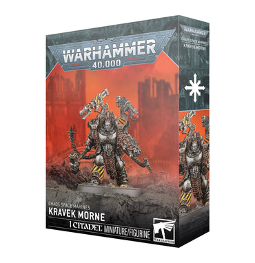 WARHAMMER 40,000 CHAOS SPACE MARINES KRAVEK MORNE
