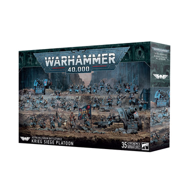 WARHAMMER 40,000 ASTRA MILITARUM BATTLEFORCE KRIEG SIEGE PLATOON