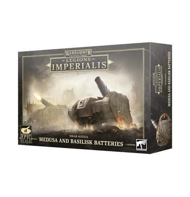 LEGIONS IMPERIALIS SOLAR AUXILIA: MEDUSA AND BASILISK BATTERIES