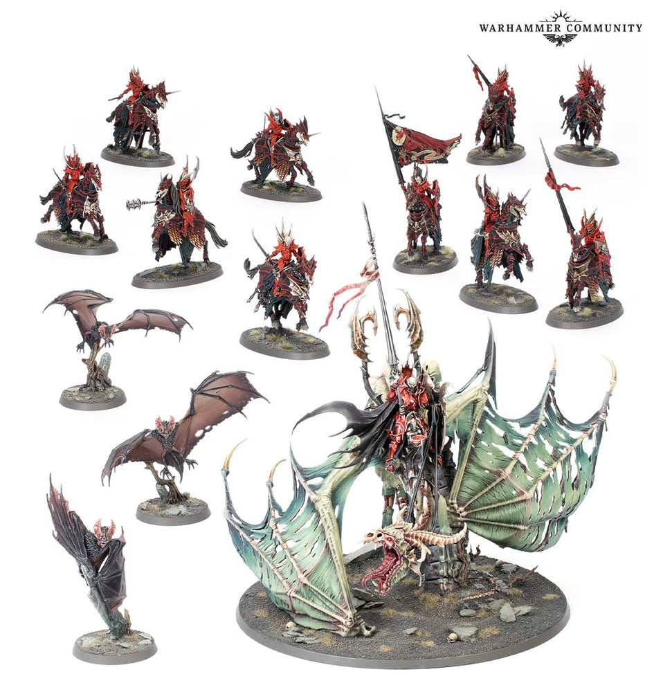WARHAMMER: AGE OF SIGMAR SOULBLIGHT GRAVELORDS BATTLEFORCE LANCES OF THE CRIMSON KEEP