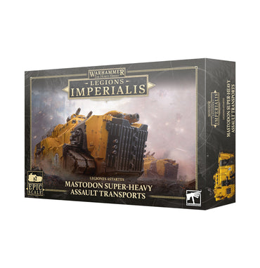 WARHAMMER THE HORUS HERESY LEGIONS IMPERIALIS LEGIONES ASTARTES MASTODON SUPER-HEAVY ASSAULT TRANSPORTS