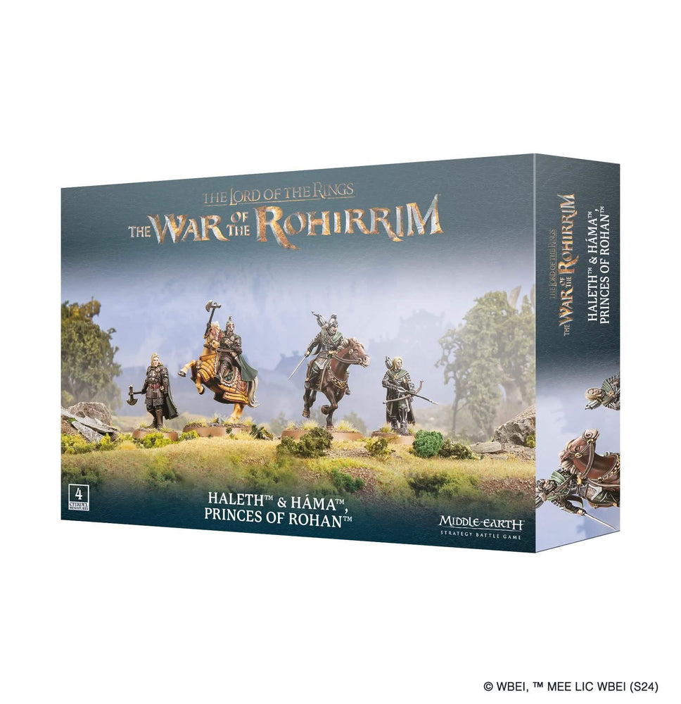 MIDDLE-EARTH STRATEGY BATTLE GAME HALETH AND HAMA PRINCES OF ROHAN