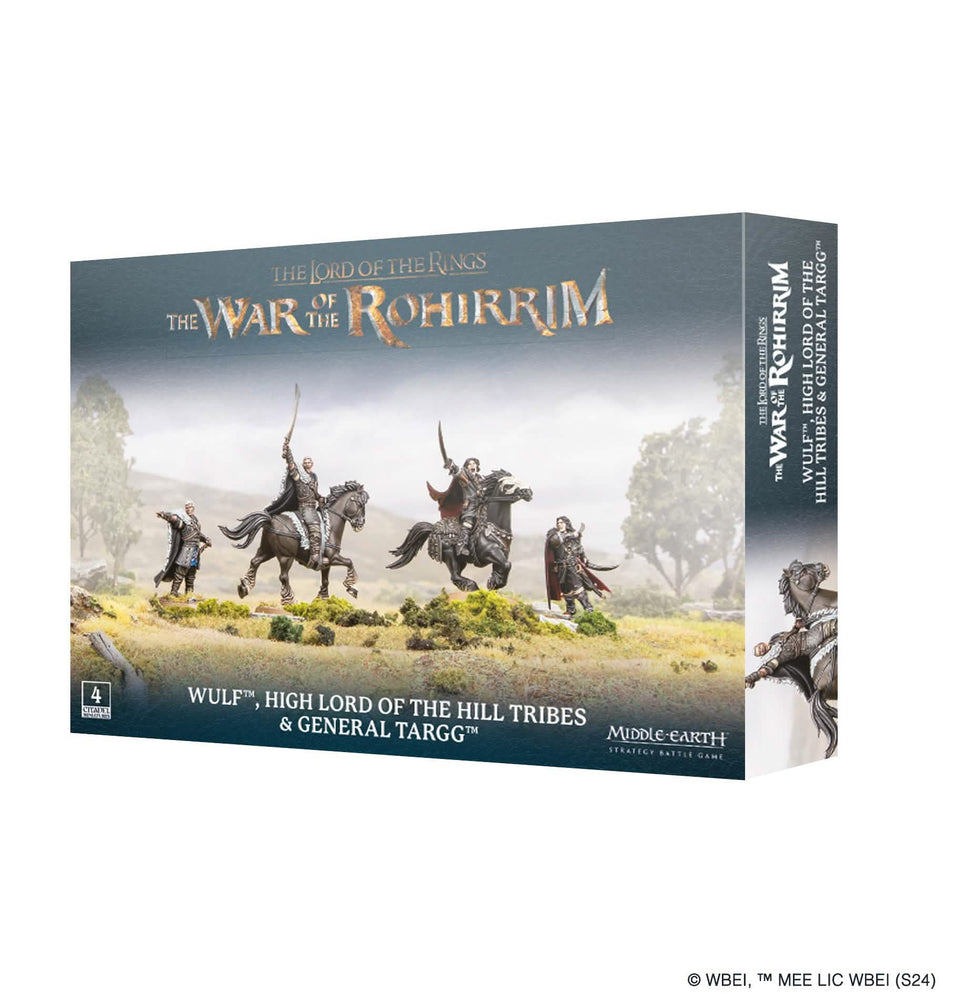 MIDDLE-EARTH STRATEGY BATTLE GAME WULF HIGH LORD OF THE HILL TRIBES AND GENERAL TARGG