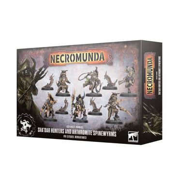 NECROMUNDA ASH WASTE NOMADS SHA’DAR HUNTERS AND ANTHROMITE SPINEWYRMS