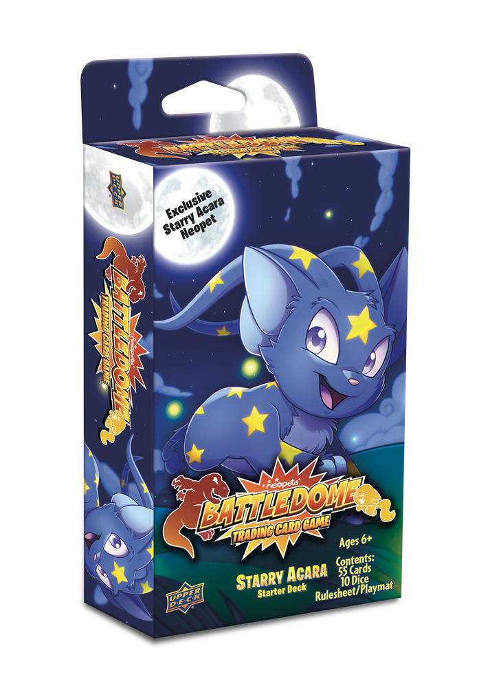 NEOPETS BATTLEDOME TCG FIRE & STARRY STARTER DECK
