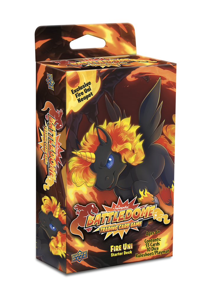 NEOPETS BATTLEDOME TCG FIRE & STARRY STARTER DECK