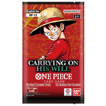 ONE PIECE CG OP-13 CARRYING ON HIS WILL BOOSTER PACK