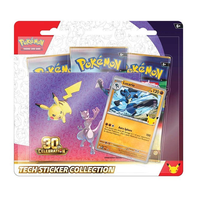 POKEMON 30TH CELEBRATION TECH STICKER COLLECTION (LIMIT 1)