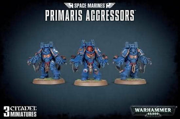 WARHAMMER 40,000 SPACE MARINES PRIMARIS AGGRESSORS